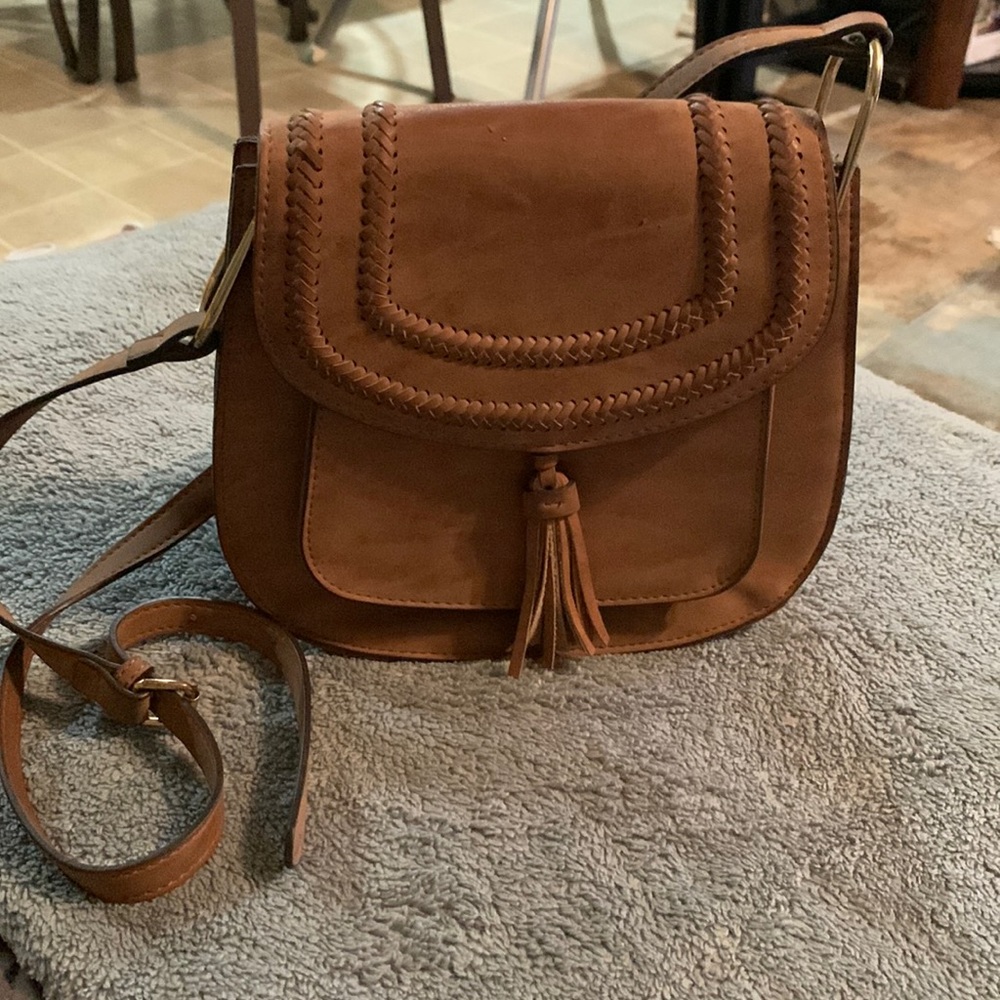 FrancoSarto leather brown purse